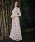 Cherry Printed Long Sleeve Maxi Dress