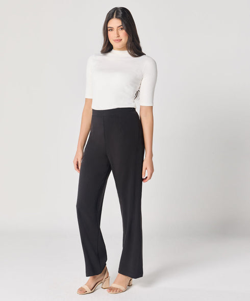 Black Flared Formal Trouser