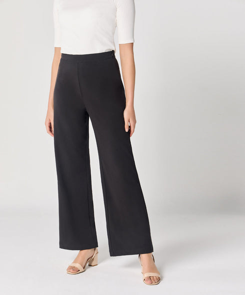 Black Flared Formal Trouser