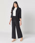 Black Flared Formal Trouser
