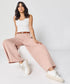 Flair Light Pink Twill Pant
