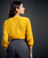 York Frilled Long Sleeve Yellow Top
