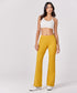 Ponte Flared Yellow Pant
