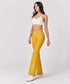 Ponte Flared Yellow Pant