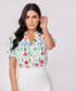 Vneck Printed Top