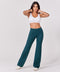 Ponte Flared Green Pant