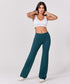Ponte Flared Green Pant