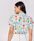 Vneck Printed Top