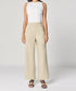 Light Beige Flared Formal Trouser