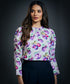 Long Sleeve Printed Top