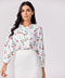 Cherry Printed Chiffon Top