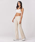 Ponte Flared Beige Pant