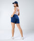 Navy Blue Pleated short