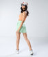 Light Green Pleated Short