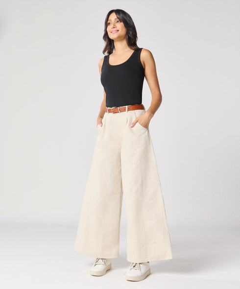 Flair Light Beige Twill Pant