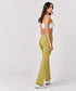 Ponte Flared Light Green Pant