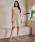 Safari Linen Dress With Pockets