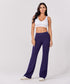 Ponte Flared Purple Pant