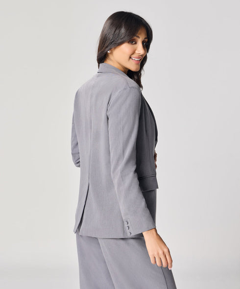 Grey Oversized Every Day Blazer