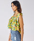 Mini Printed Flowy Top