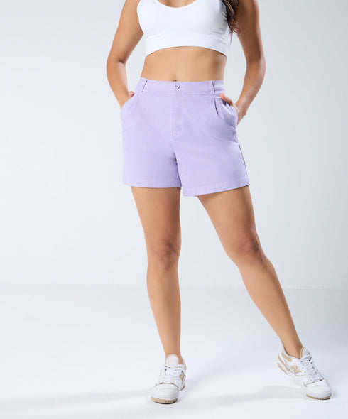 Lavender Pleated short