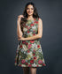 Printed Mini Straight Cut Dress