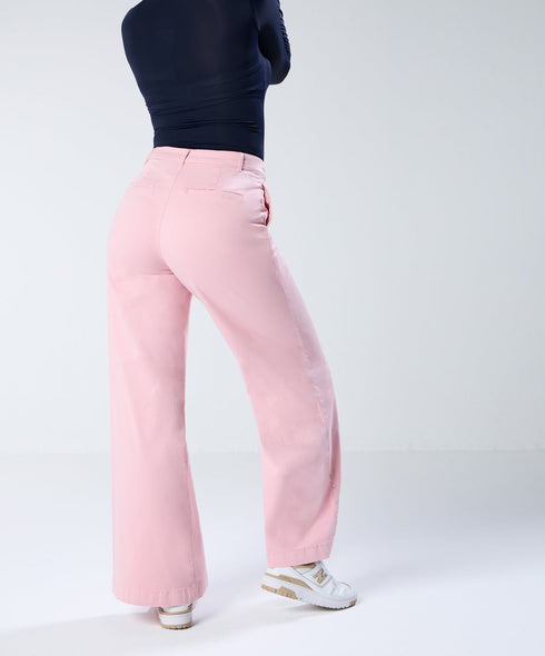 Pink Twill Pant