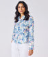 Breezy Blue Printed Comfortable Shirt