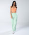 Green Pleated Pants