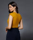 Yellow Sweetheart Neck Top