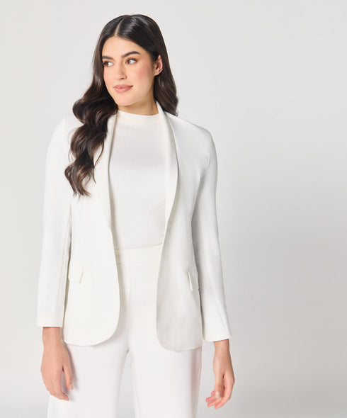 White Oversized Every Day Blazer