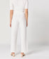White Flared Formal Pant