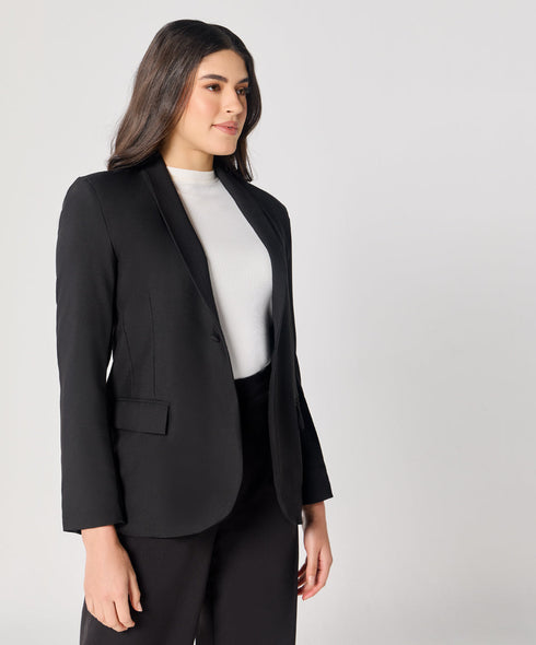 Black Oversized Every Day Blazer