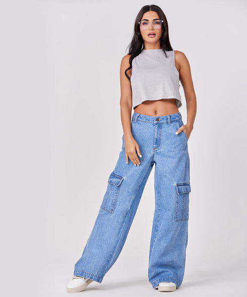Cargo Denim Pant