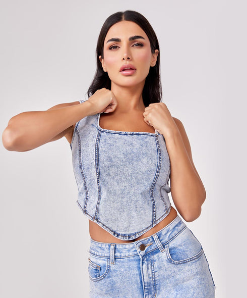 Denim Top