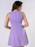 Short Lavender Ponte Mini Dress