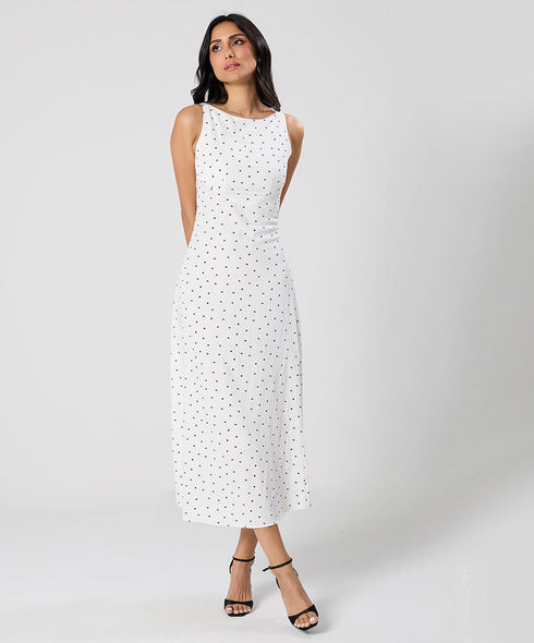 Sleeveless Empire Cut Aline Dress