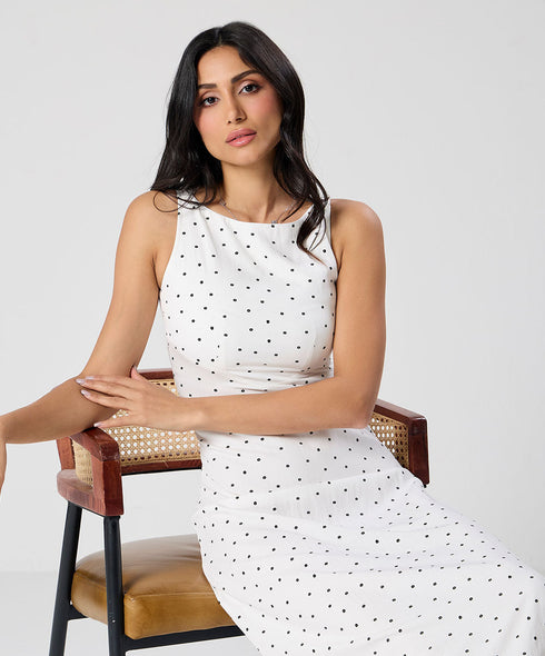 Sleeveless Empire Cut Aline Dress