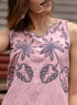 Sleeveless Embroidered Top