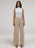 Flared Leg Formal Pant - Beige