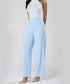 Flared Leg Formal Pant Sky Blue