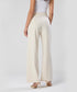 Flared Leg Formal Off White Pant