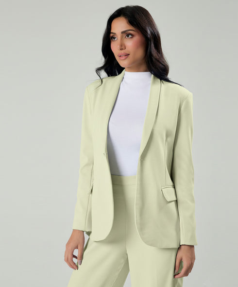 Oversized Mint Colour Blazer