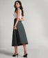 Wrap Cotton Skirt - Green