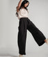 Black Side Pocket Elasticated Waist Pant