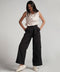 Black Side Pocket Elasticated Waist Pant