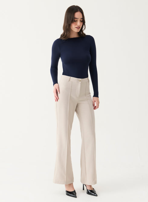 Flared Formal High Waist Pant