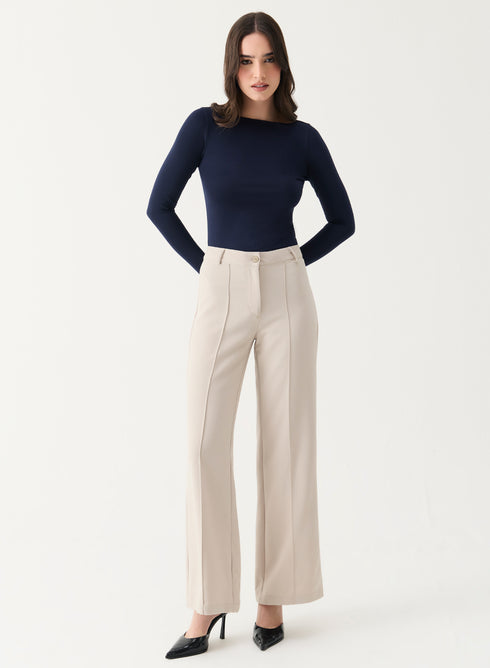 Flared Formal High Waist Pant
