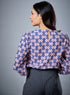 Long Sleeve Round Neck Printed Top