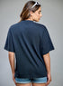 Dark Blue Oversized T-shirt